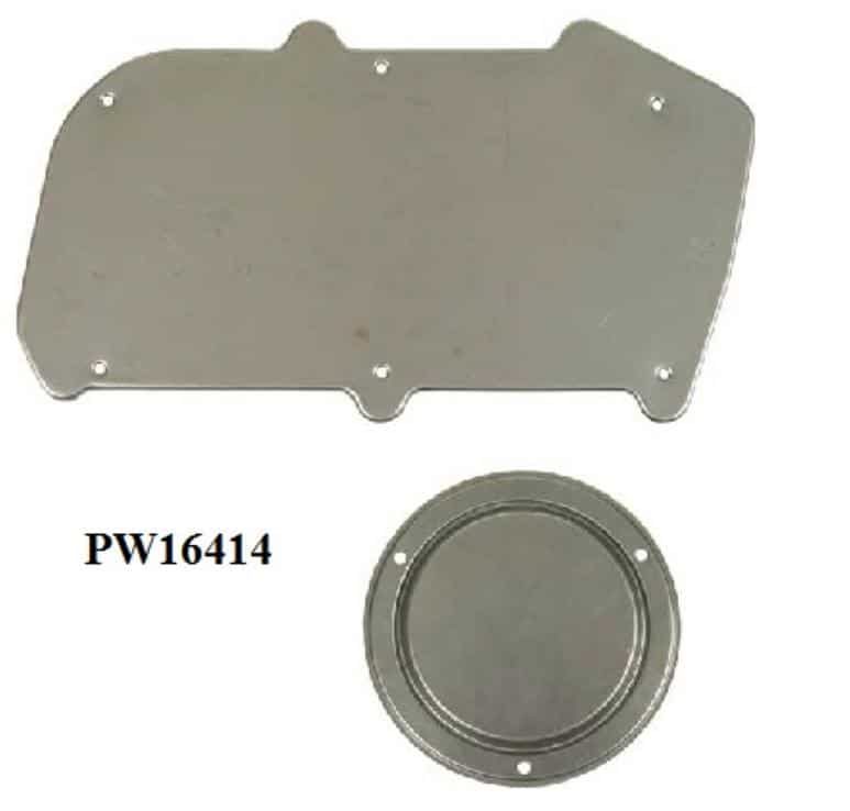 Heater Delete Plate Set: 67-81F W/o AC